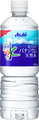 アサヒ おいしい水 天然水 富士山のバナジウム天然水 PET 600ml